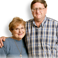 Photo of Kathy & Jim- patients of OPA